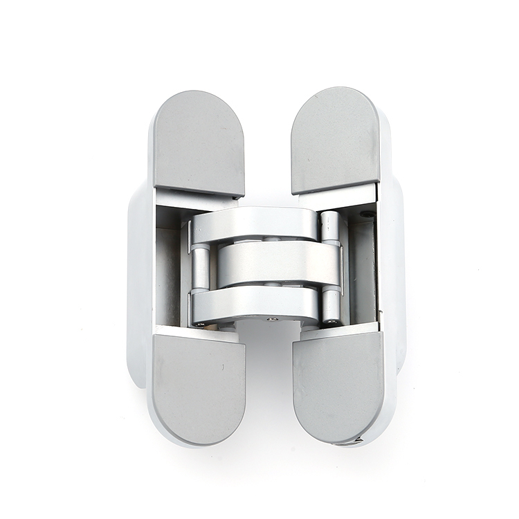 C128-113 Heavy Duty Wood Hidden Cross Hardware Invisible Gate Hinge 3D Adjustable Concealed Door Hinge