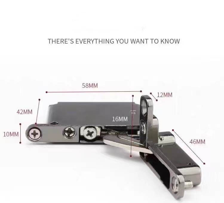 TD001 Wholesale Customized Good Quality Two Way Cabinet Concealed Hinges