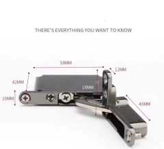 TD001 Wholesale Customized Good Quality Two Way Cabinet Concealed Hinges