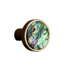 Modern Colorful Stone Brass Hooks Wall Mounted Bathroom Towel Coat Hook Robe Hook