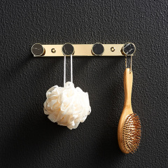 3-6 Basic Hooks Wall Mount Chrome Bathroom Towel Robe Hook