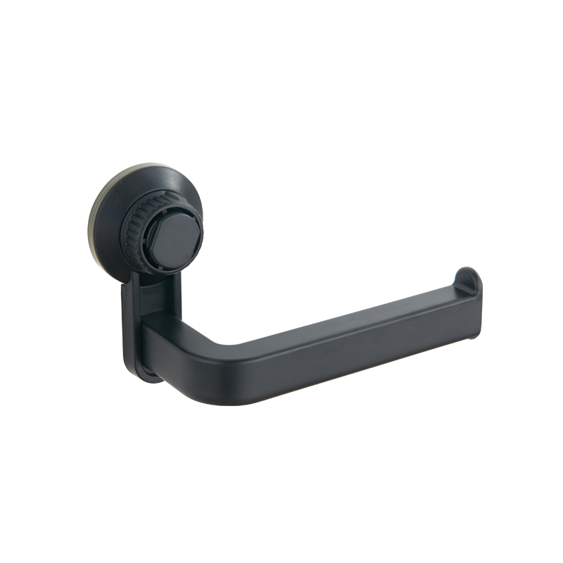 Black Bathroom Kitchen Storage Stainless Steel Toilet Paper Holder With Shelf