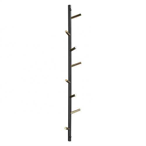 Simple Nordic Style Modern Wall Mount Hanging Brass Gold Coat Rack