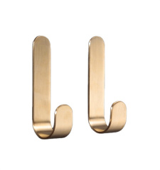 Black Nordic Wall Mount Metal Living Room Bathroom Wardrobe Towel Coat Clothes Hidden Towel Hook