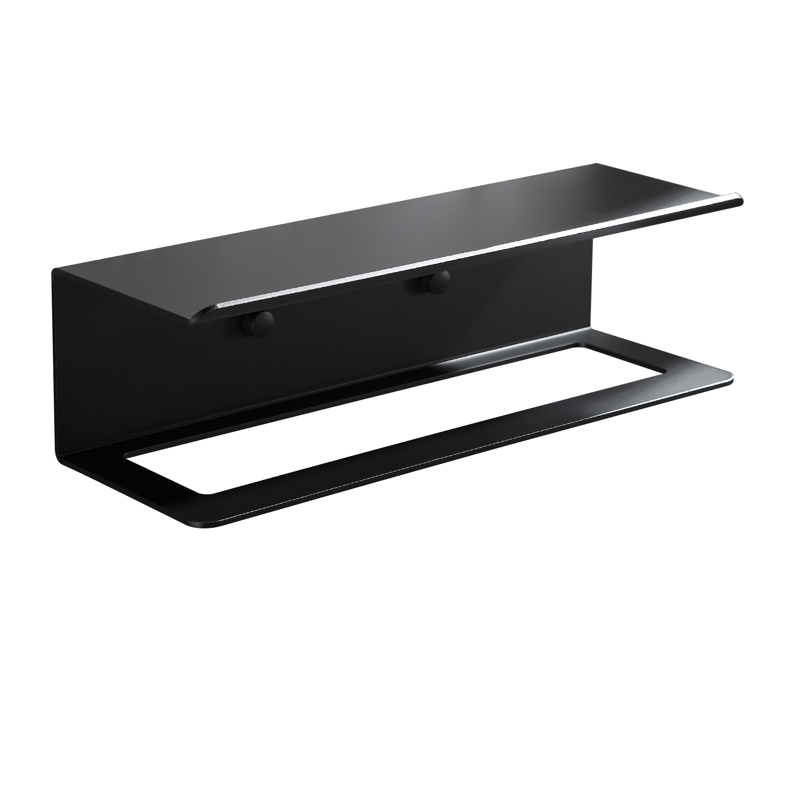 Hot Selling Modern Style Brass Chrome Wall Bathroom Towel Shelf Bathroom Towel Rack