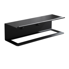 Hot Selling Modern Style Brass Chrome Wall Bathroom Towel Shelf Bathroom Towel Rack