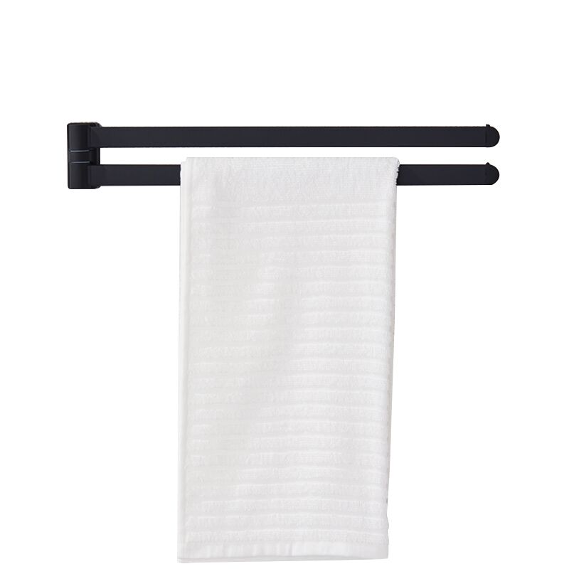 Wall Mounted Adjustable Towel Bar Bathroom Accessories Zinc Alloy Swivel Towel Bar