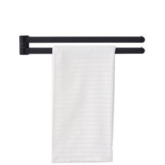 Wall Mounted Adjustable Towel Bar Bathroom Accessories Zinc Alloy Swivel Towel Bar