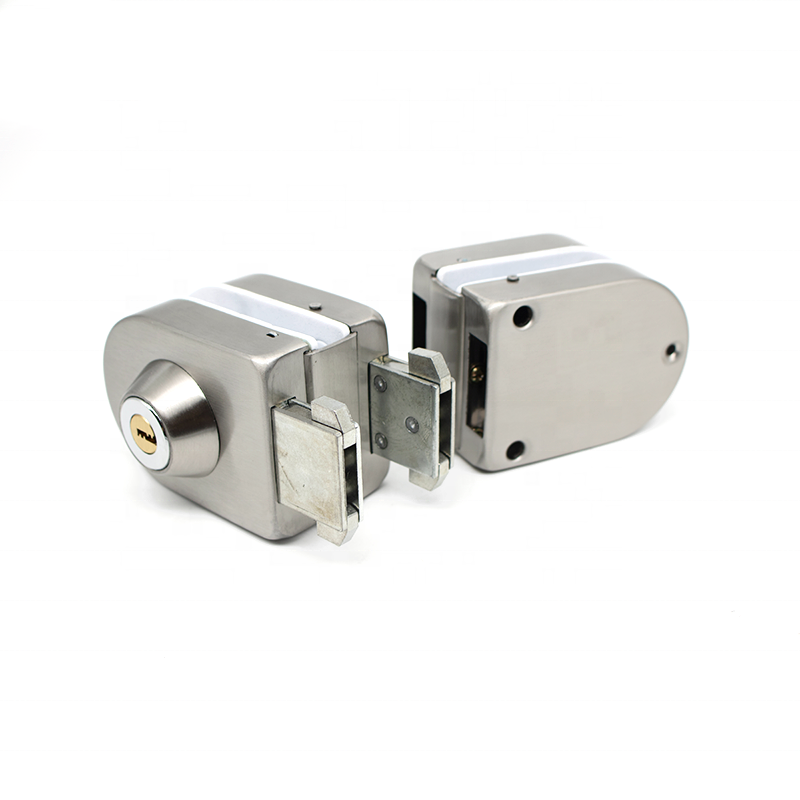 Hot Sale Stainless Steel Central Frameless Glass Door Lock