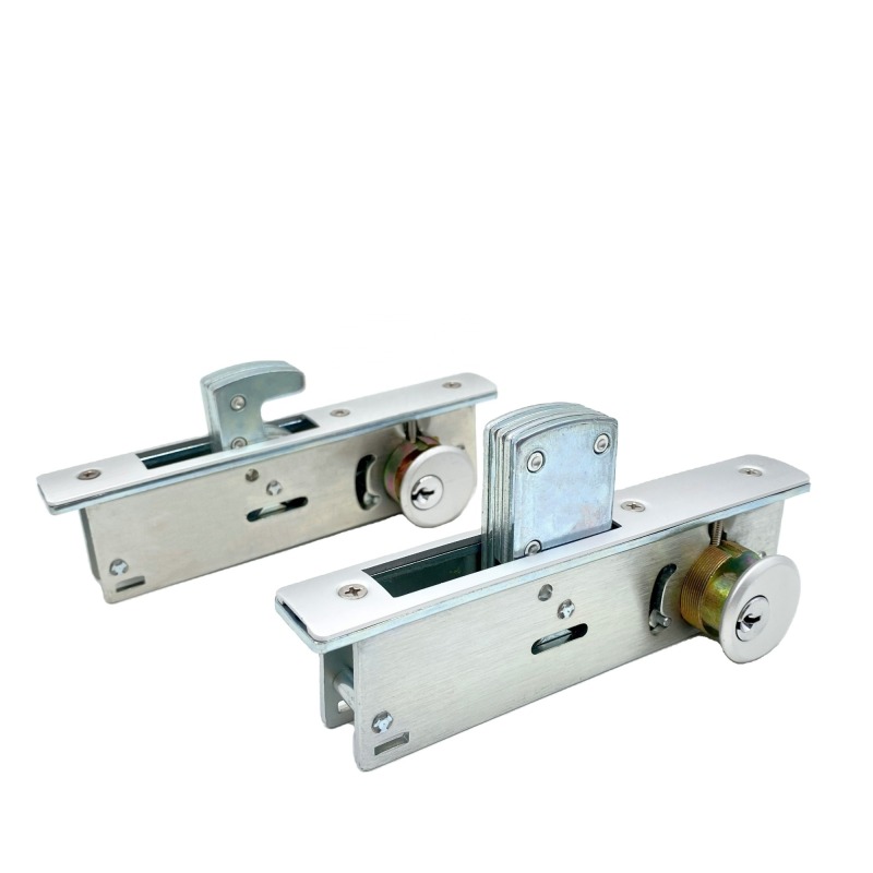 High Strength Framed Glass Door Lock Aluminium Door Lock