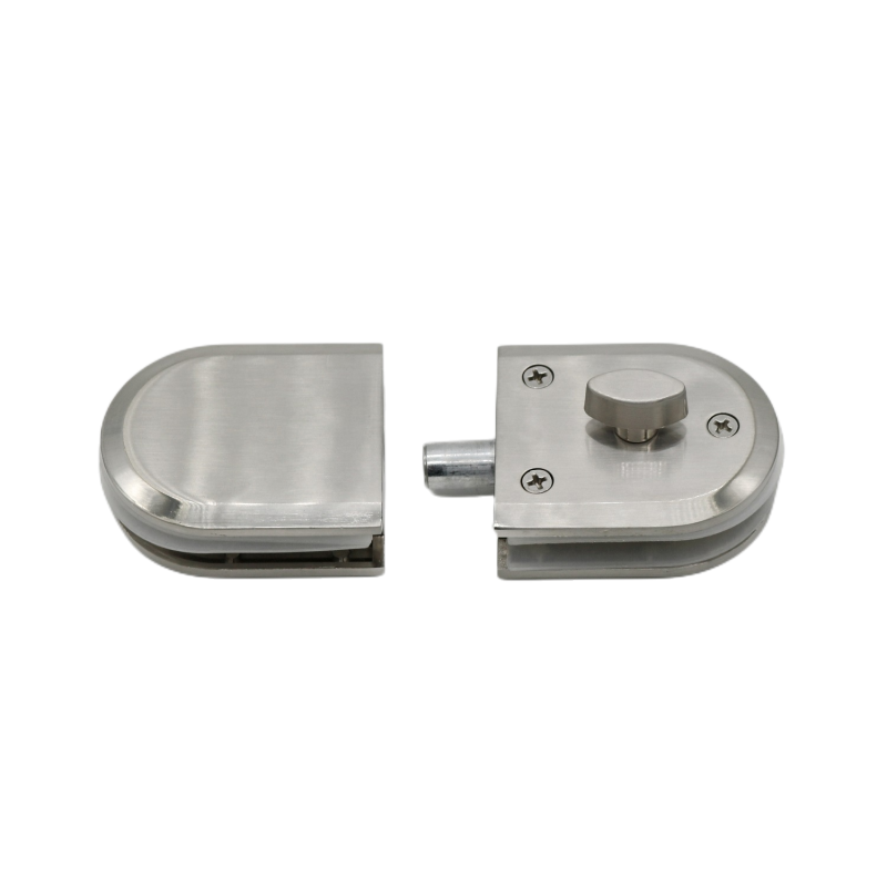 Lock Suppliers Glass Hardware Double Side Zinc Alloy Lock For Shopping Mall Toilet