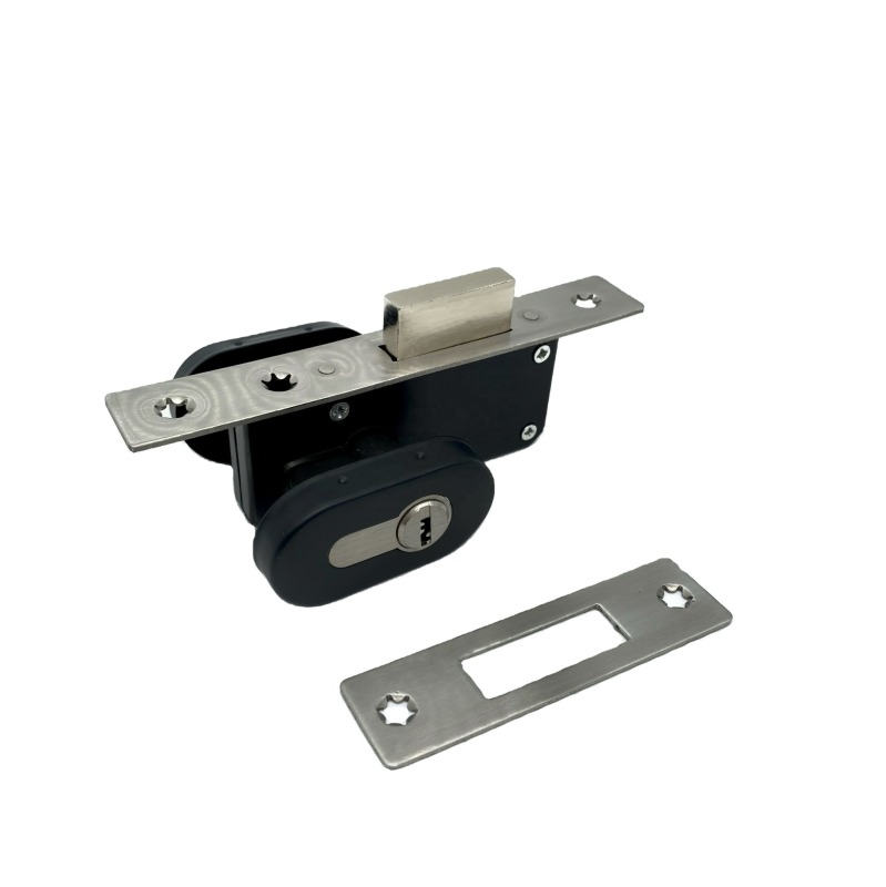 High Strength Framed Glass Door Lock Aluminium Door Lock