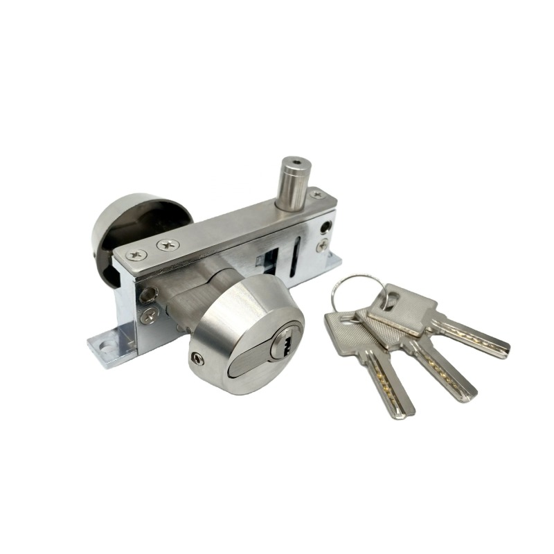 High Strength Framed Glass Door Lock Aluminium Door Lock