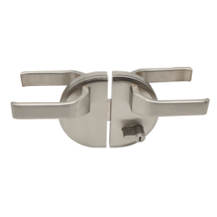 Wholesale Price Automatic Lock Brass Cylinder Glass Door Lock With Handle