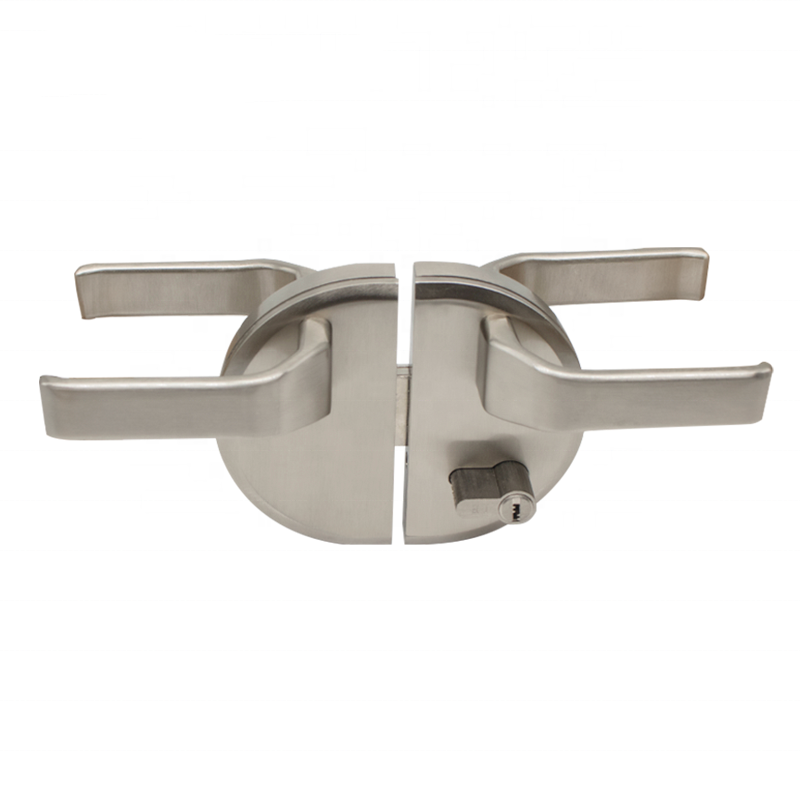 Wholesale Price Automatic Lock Brass Cylinder Glass Door Lock With Handle