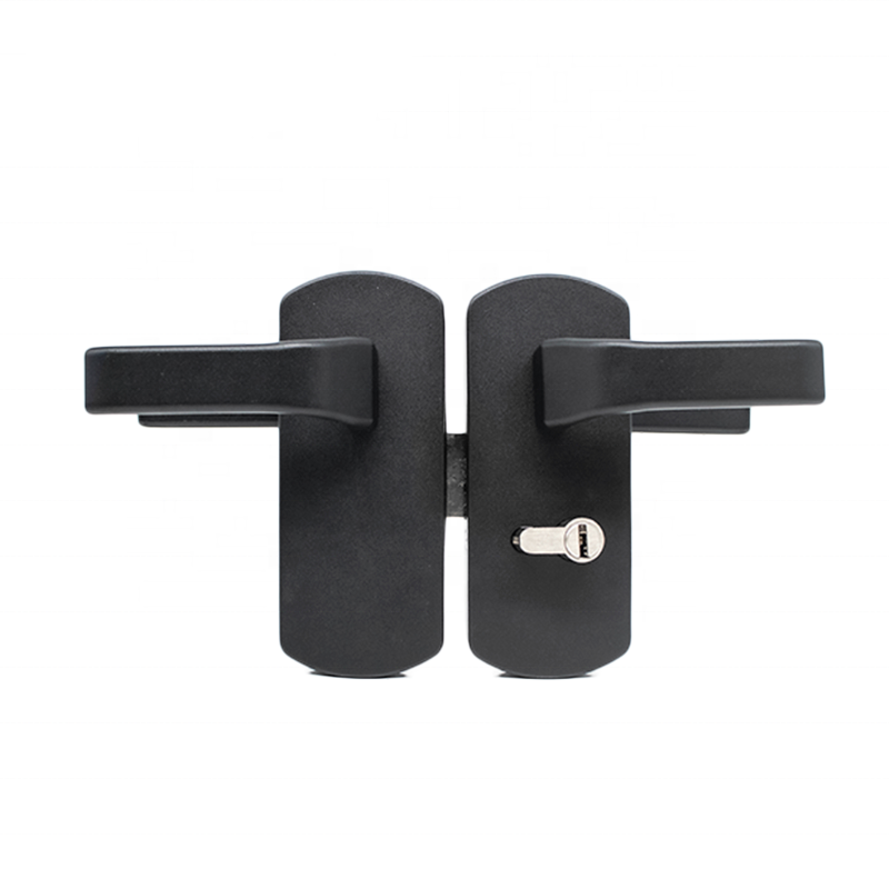 Wholesale Price Automatic Lock Brass Cylinder Glass Door Lock With Handle