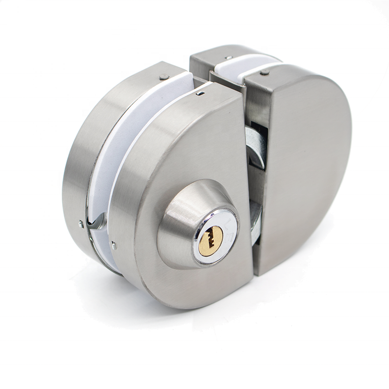 Hot Sale Stainless Steel Central Frameless Glass Door Lock