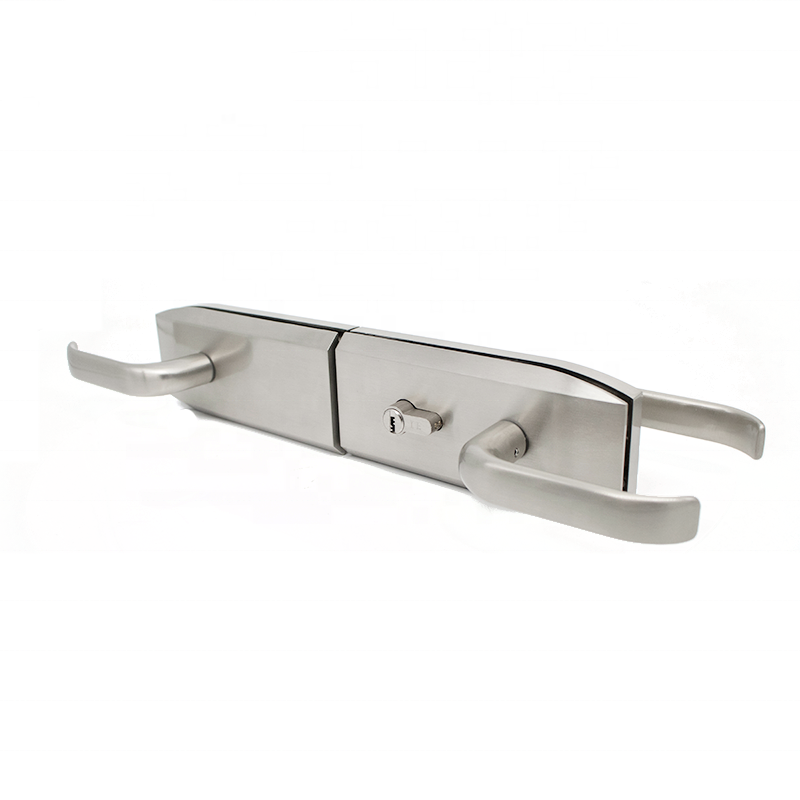 Wholesale Price Automatic Lock Brass Cylinder Glass Door Lock With Handle