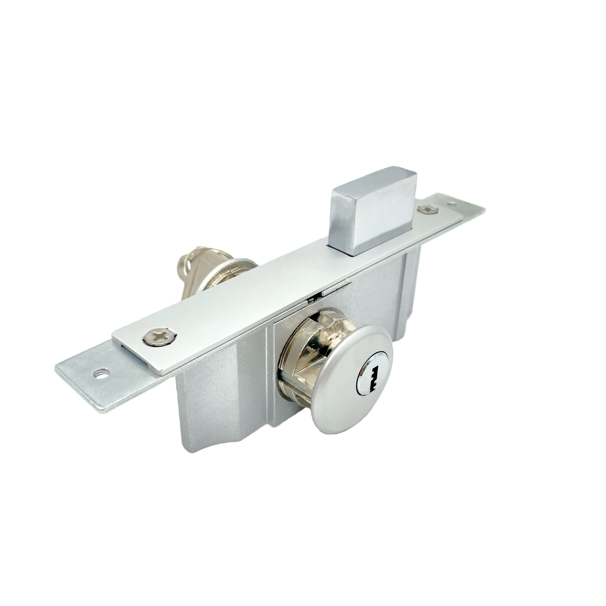 High Strength Framed Glass Door Lock Aluminium Door Lock