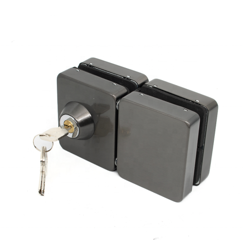 Hot Sale Stainless Steel Central Frameless Glass Door Lock