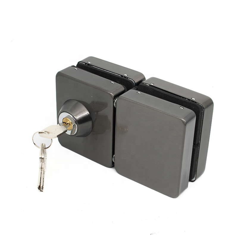Hot Sale Stainless Steel Central Frameless Glass Door Lock