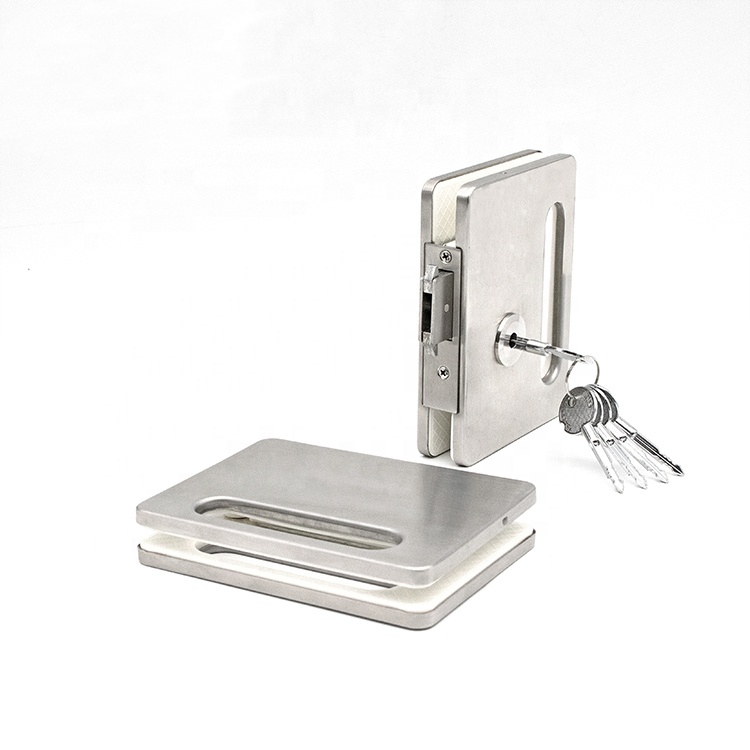 Double Side Glass To Glass For 10-12mm Glass Sliding Door Lock