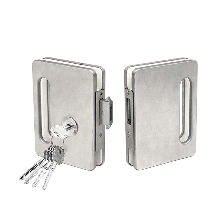 Double Side Glass To Glass For 10-12mm Glass Sliding Door Lock