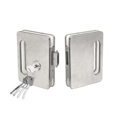 Double Side Glass To Glass For 10-12mm Glass Sliding Door Lock