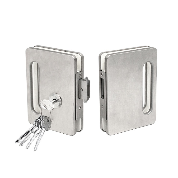 Double Side Glass To Glass For 10-12mm Glass Sliding Door Lock