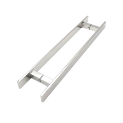 Glass Door Handle Sliding Push Pull Hardware Black Gold Brushed Silver Double Sided Offset Shower Patio Wooden Stainless H Shape