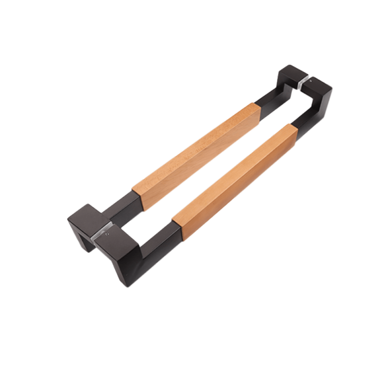 Designer Handle Stainless Steel Modern Matte Black Gold Luxury Front Door Aluminum Shower Glass Main Wooden Door