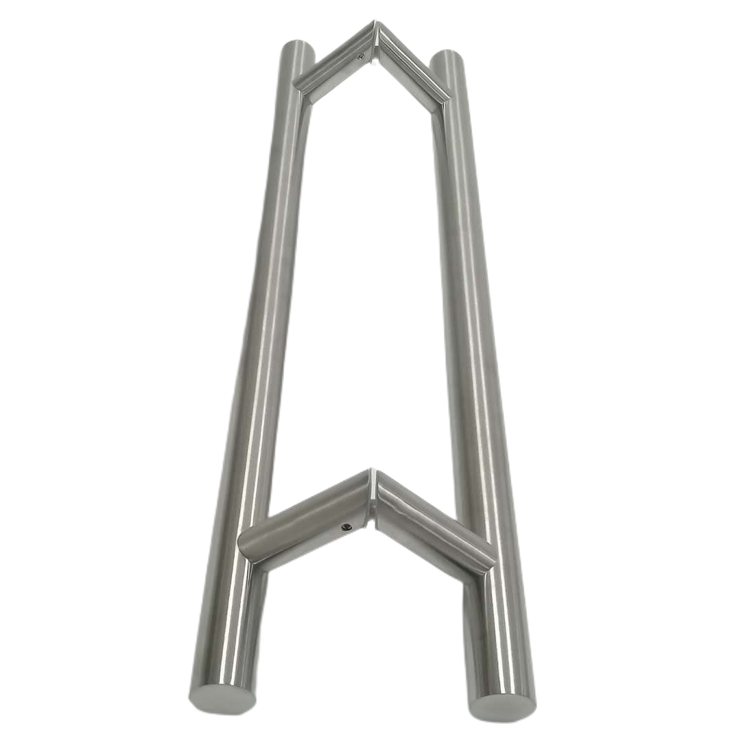 Glass Door Handle Sliding Push Pull Hardware Black Gold Brushed Silver Double Sided Offset Shower Patio Wooden Stainless H Shape