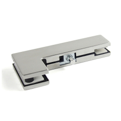 Tempered Glass Swing Door Stainless Steel Top Patch Fitting For Glass Door Accessories