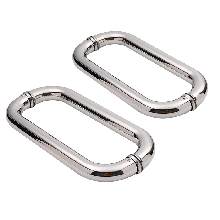 Designer Handle Stainless Steel Modern Matte Black Gold Luxury Front Door Aluminum Shower Glass Main Wooden Door