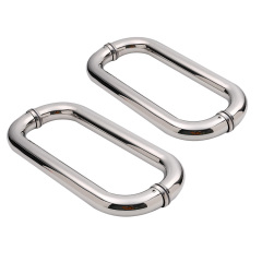 Designer Handle Stainless Steel Modern Matte Black Gold Luxury Front Door Aluminum Shower Glass Main Wooden Door