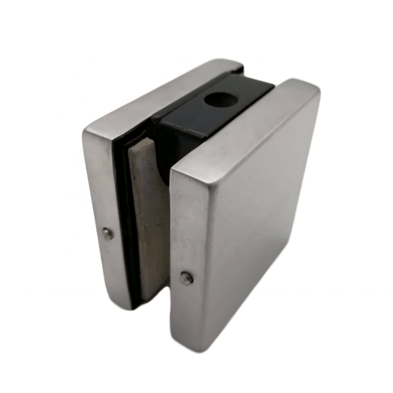 Tempered Glass Swing Door Stainless Steel Top Patch Fitting For Glass Door Accessories