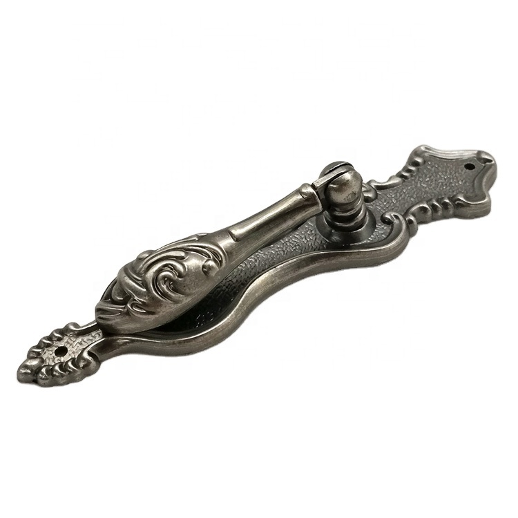 Russia Market Classical Furniture Handle Zinc Alloy Cabinet Kitchen Drawer Dresser Wardrobe Handle