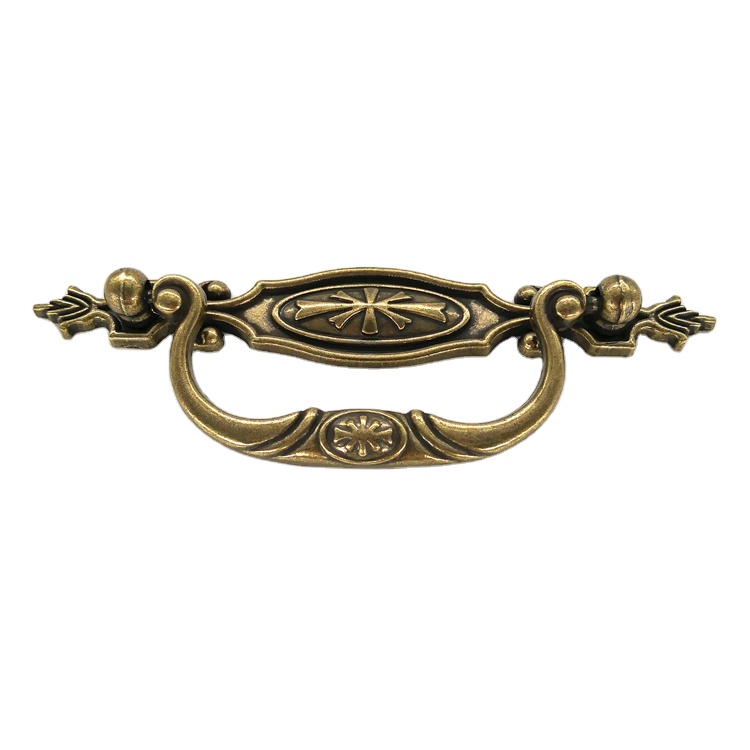 Iran Market China Modern Zinc Alloy Antique Furniture Handle , Furniture Hardware Handle Cabinet Pull