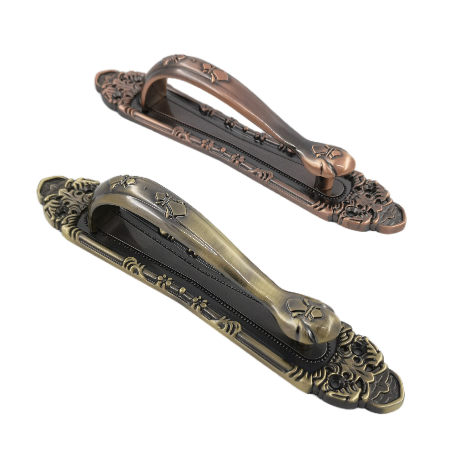 Zinc alloy Classical Style Bronze Antique Style Door Handle Puller Big Pull Handle