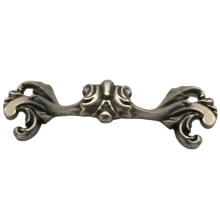 Russia Market Classical Furniture Handle Zinc Alloy Cabinet Kitchen Drawer Dresser Wardrobe Handle