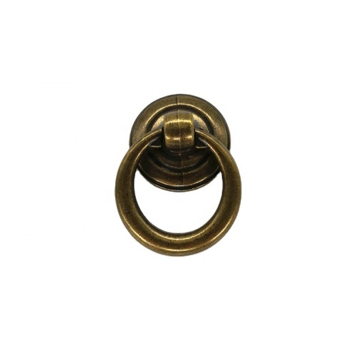 Furniture Kitchen Cabinet Antique Color Design Shape Drawer Ring Knob Pull Handle
