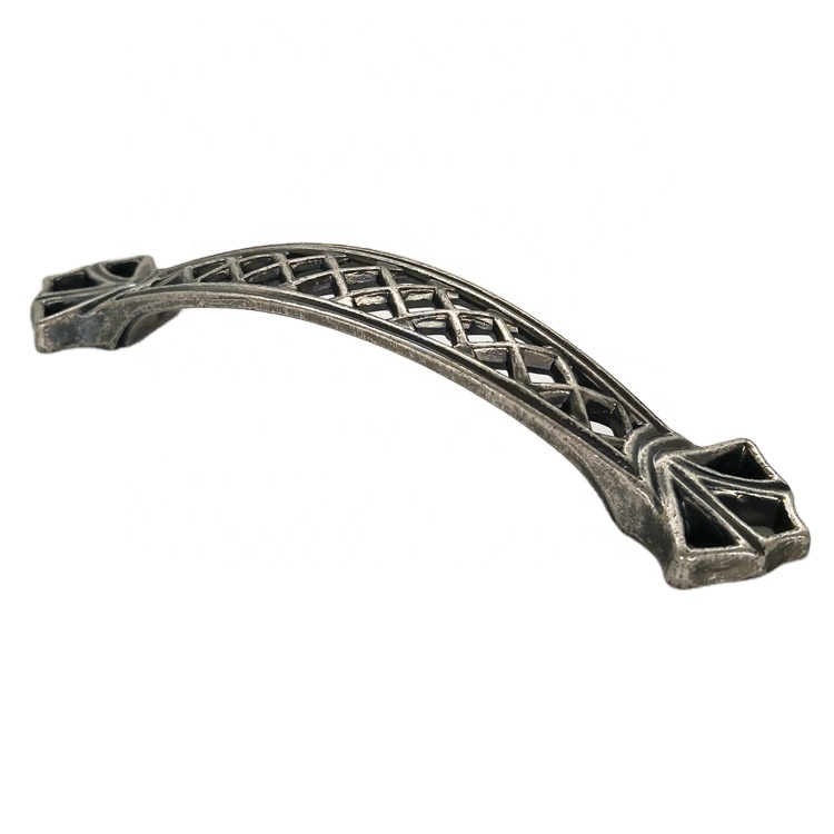 Iran Market China Modern Zinc Alloy Antique Furniture Handle , Furniture Hardware Handle Cabinet Pull