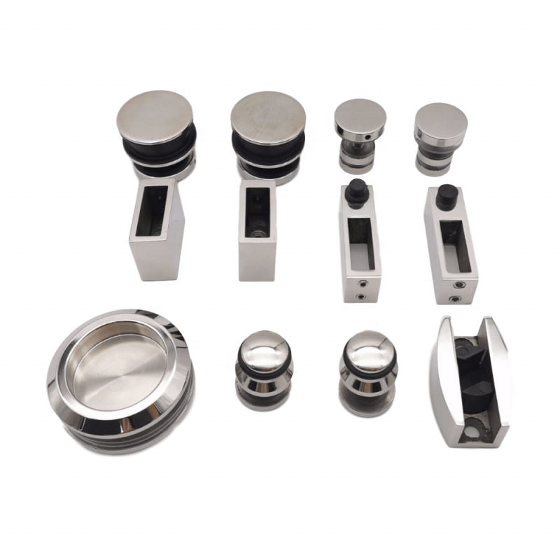 Sliding Door Rollers Wheels Steel Two Glass And Slide Gate Rubber Soft Closing Hanging Hardware Set With Track Roller Wheel