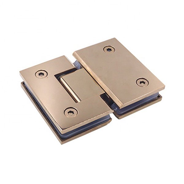 Gold Black 90 180 dDegree Frameless Glass Door Pivot Hinge Brass Zinc Alloy Stainless Steel Shower Bathroom Screen Enclosure