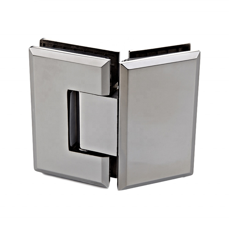 Gold Black 90 180 dDegree Frameless Glass Door Pivot Hinge Brass Zinc Alloy Stainless Steel Shower Bathroom Screen Enclosure