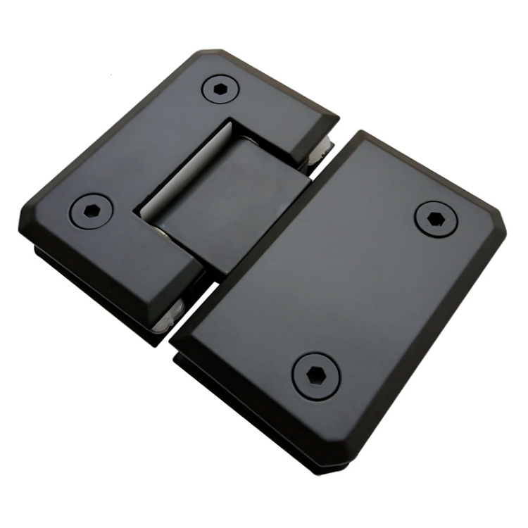 Gold Black 90 180 dDegree Frameless Glass Door Pivot Hinge Brass Zinc Alloy Stainless Steel Shower Bathroom Screen Enclosure