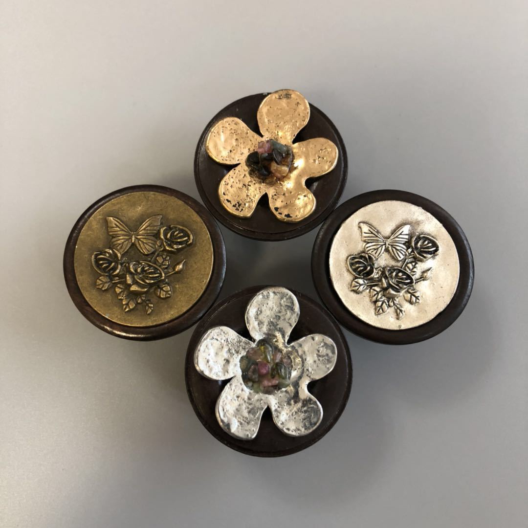 Wardrobe Door Wooden Handle Dresser Furniture Drawer Cabinet Wood Pull Knobs