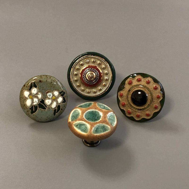 Decorative Ceramic Door Knobs Cabinet Drawer Knobs and Pulls Furniture Handles