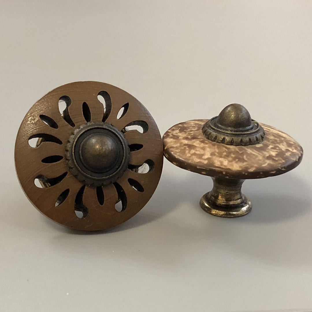 Wardrobe Door Wooden Handle Dresser Furniture Drawer Cabinet Wood Pull Knobs