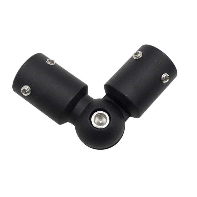 Wholesale Mid-To-High End Metal Pipe Connector Glass Wall Connectors Good Quality Tube Connector